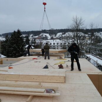 Dachaufstockung Knecht AG