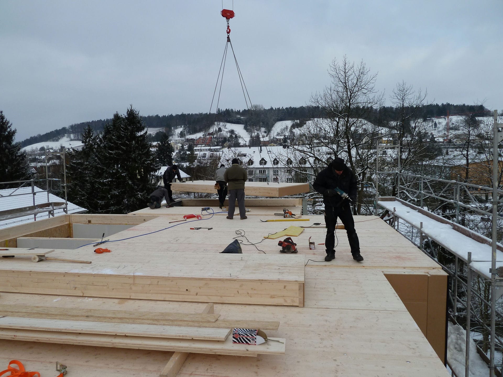 Dachaufstockung Knecht AG