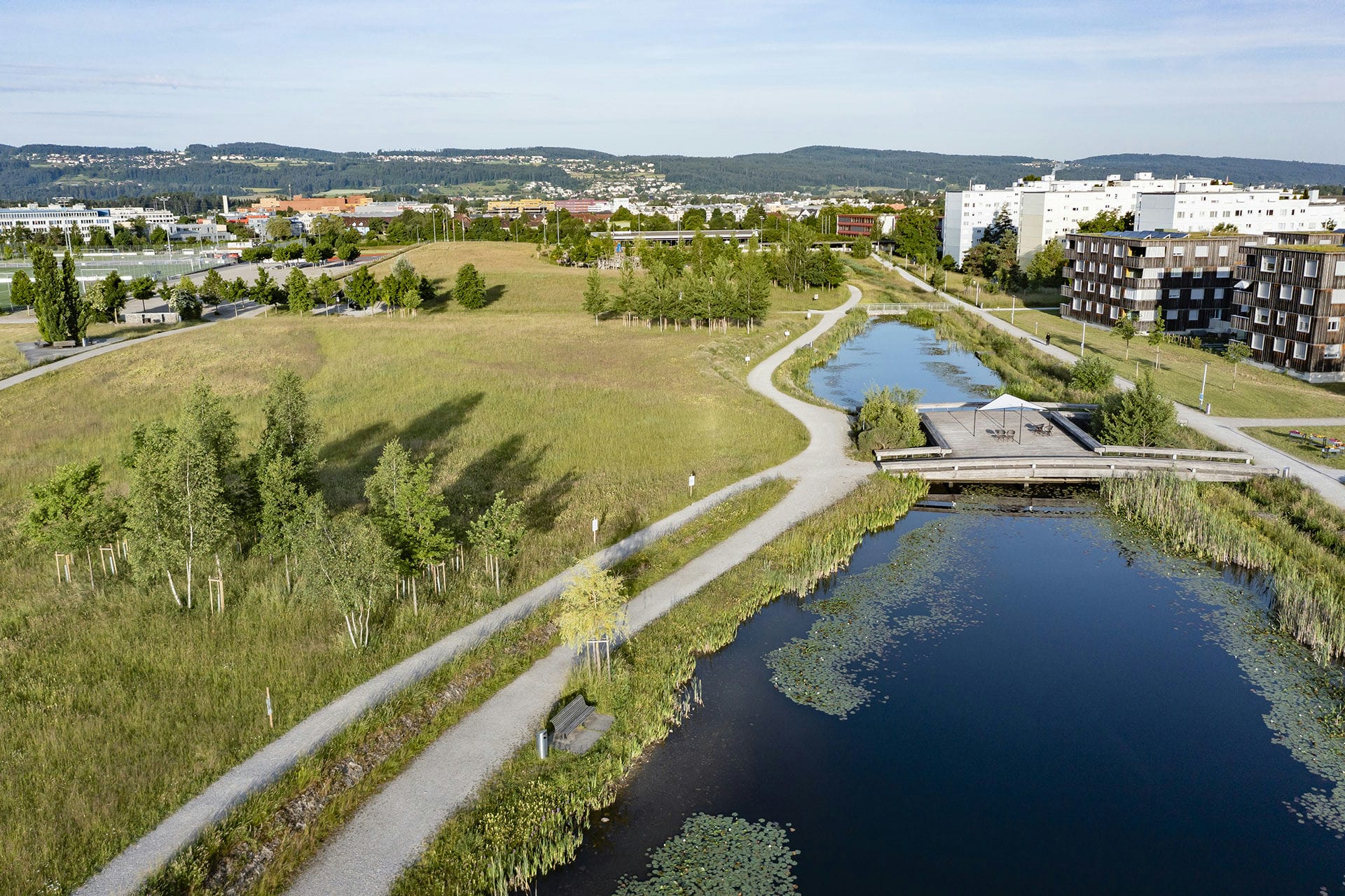 Griespark Holzbrücke